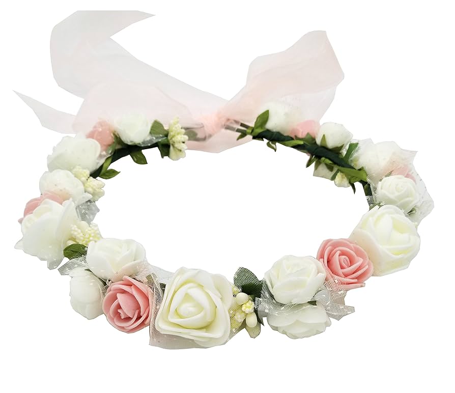flua 花冠　ヘッドドレス ゴールド ヘッドドレス 花冠 (flua類似品) - メルカリ